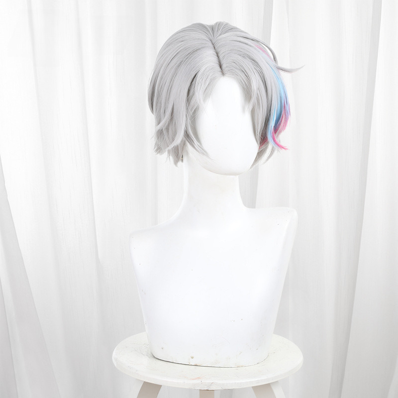 Embalmer Highlighted Blue Ponytail Cosplay Wig for Identity V - 476BC - image 3