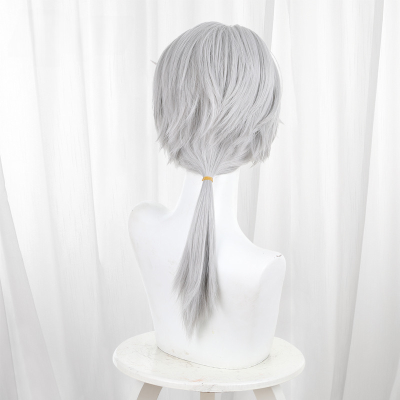 Embalmer Highlighted Blue Ponytail Cosplay Wig for Identity V - 476BC - image 5