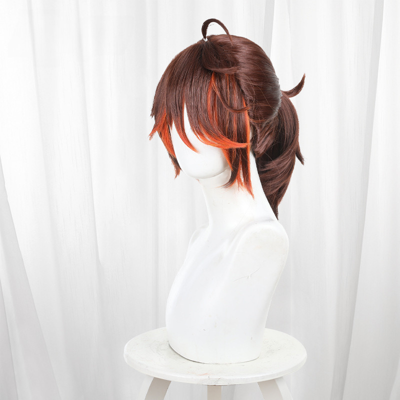 Prisoner Gradient Orange Ponytail Cosplay Wig for Identity V - 476HF - image 2