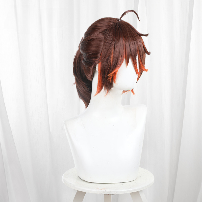 Prisoner Gradient Orange Ponytail Cosplay Wig for Identity V - 476HF - image 4