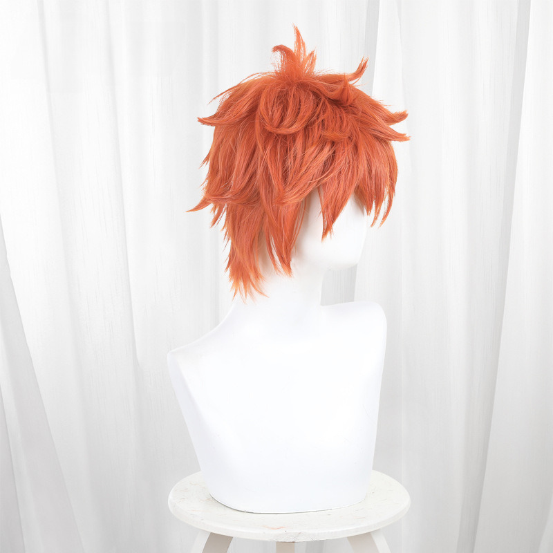 Shoyo Hinata Orange Short Flipped Styled Cosplay Wig for Haikyu!! - 343F - image 4