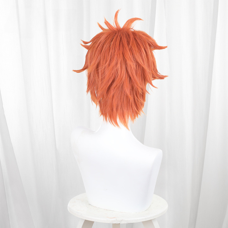 Shoyo Hinata Orange Short Flipped Styled Cosplay Wig for Haikyu!! - 343F - image 5