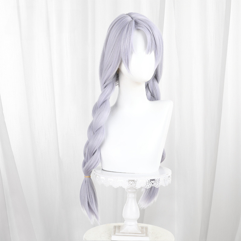 Shen Miao Light Purple Purple Twin Ponytail Cosplay Wig for Naraka: Bladepoint - 552FA - image 3