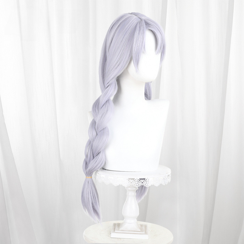 Shen Miao Light Purple Purple Twin Ponytail Cosplay Wig for Naraka: Bladepoint - 552FA - image 4
