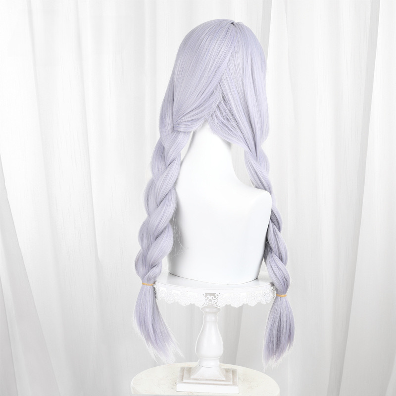 Shen Miao Light Purple Purple Twin Ponytail Cosplay Wig for Naraka: Bladepoint - 552FA - image 5