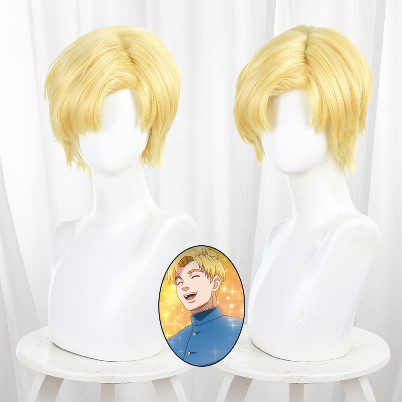Rafal Golden Blonde Short Cosplay Wig for Orb: On the Movements of the Earth - 523F - image 1