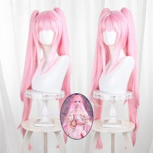 Hu Tao Sakura Pink Twin Ponytail Cosplay Wig for Naraka: Bladepoint - 552DA - image 1