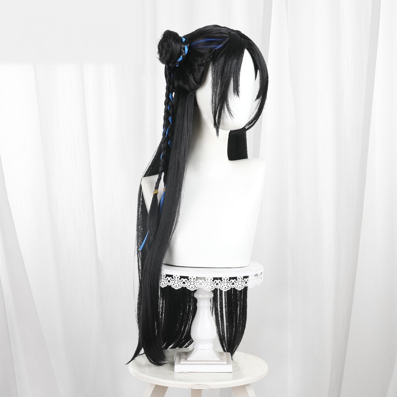 Ne Zha Braided Long Styled Cosplay Wig for Naraka: Bladepoint - 552AB - Image 3