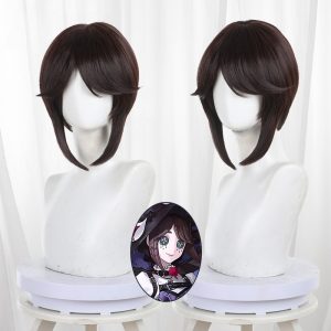 Gardener Reddish Brown Scalp-top Short Cosplay Wig for Identity V - 476MF - image 1