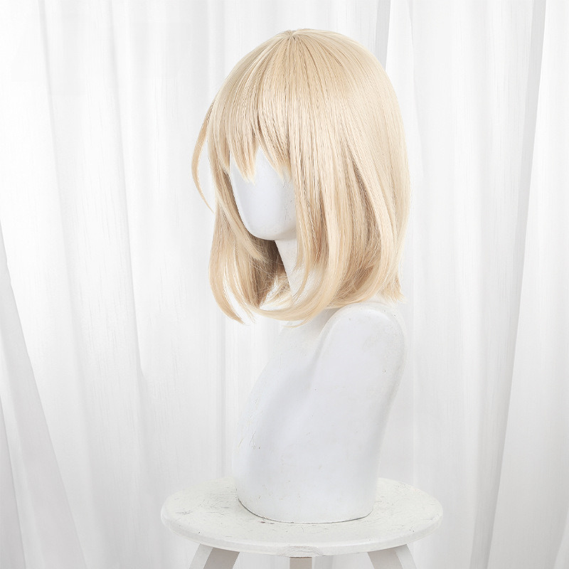 Uika Misumi Platinum Blonde Bob Short Cosplay Wig for BanG Dream! - 586A - image 2