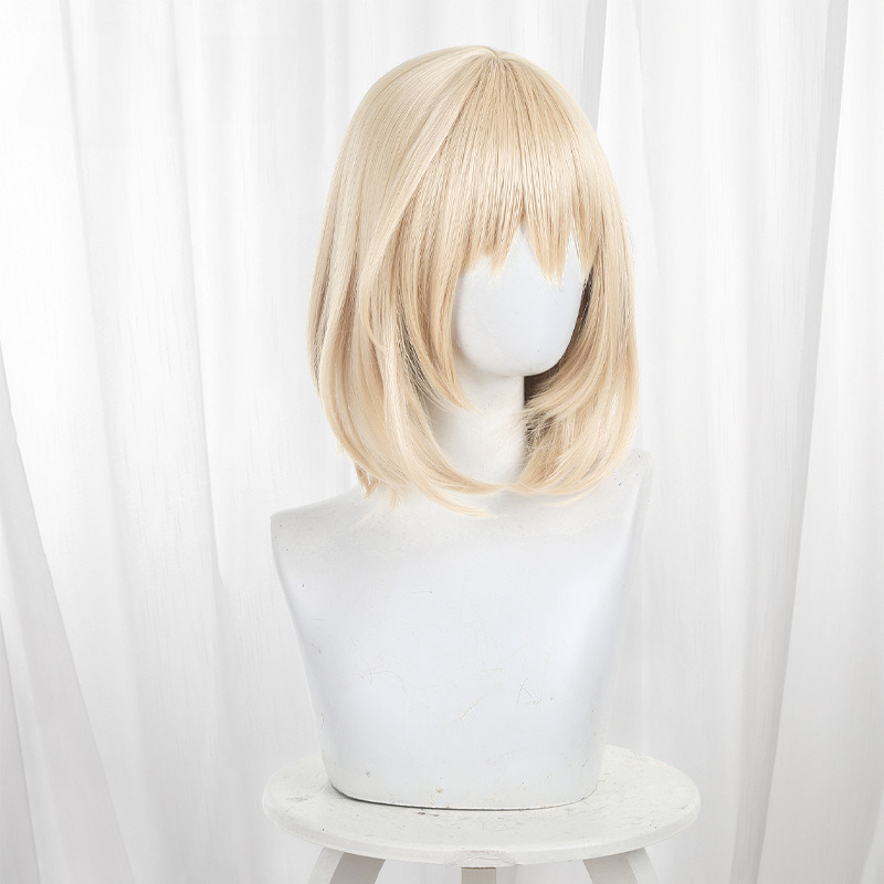 Uika Misumi Platinum Blonde Bob Short Cosplay Wig for BanG Dream! - 586A - image 3