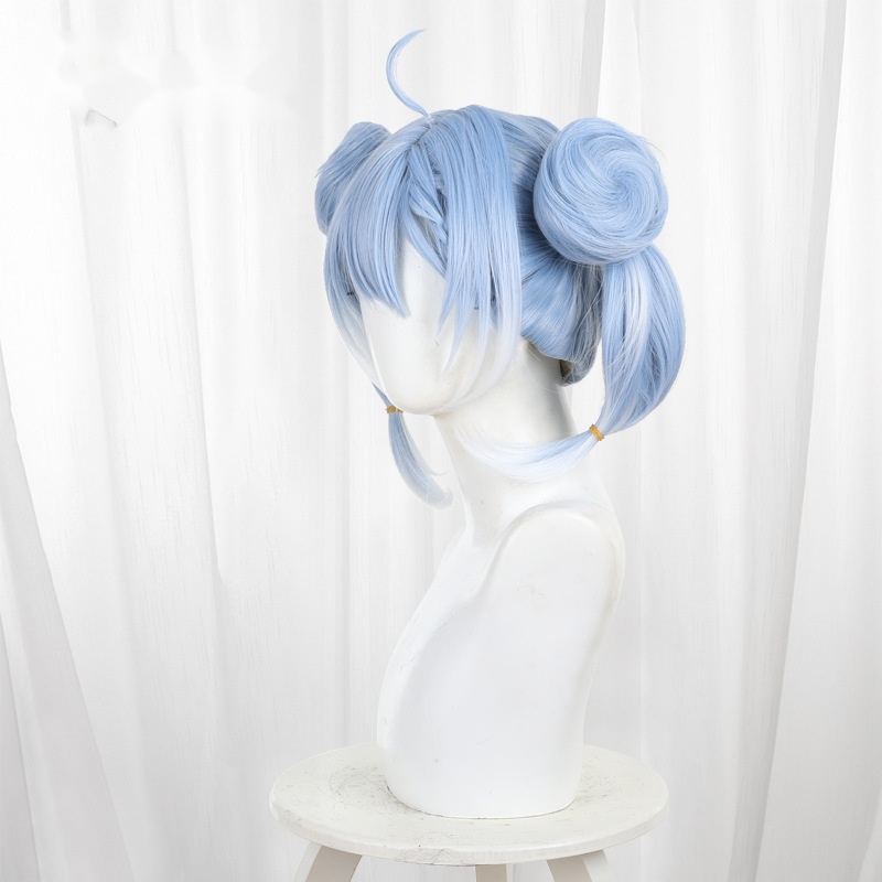 Youhu Gradient White Scalp-top Twin Ponytail Cosplay Wig for Wuthering Waves - 572H