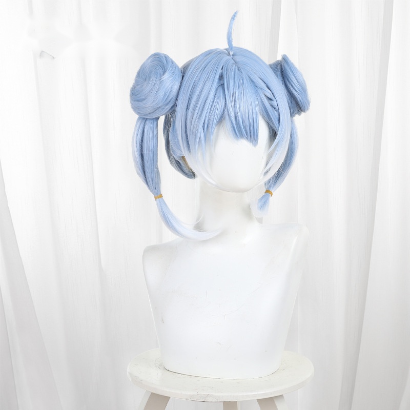 Youhu Gradient White Scalp-top Twin Ponytail Cosplay Wig for Wuthering Waves - 572H - Image 2