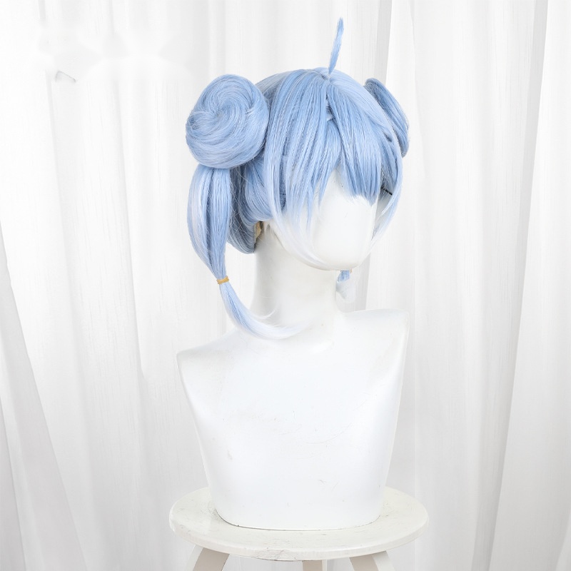 Youhu Gradient White Scalp-top Twin Ponytail Cosplay Wig for Wuthering Waves - 572H - Image 3