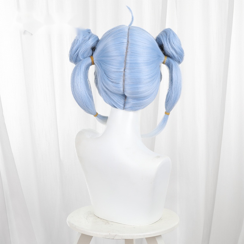 Youhu Gradient White Scalp-top Twin Ponytail Cosplay Wig for Wuthering Waves - 572H - Image 4