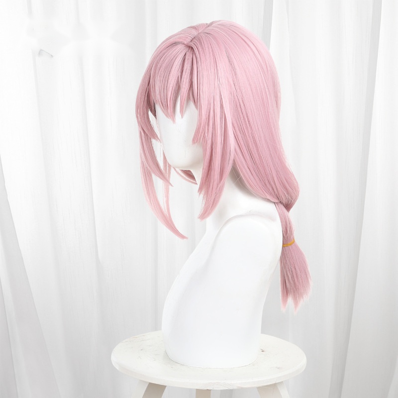 Tsukishiro Yanagi Pink Scalp-top Braided Long Cosplay Wig for Zenless Zone Zero - 551Q