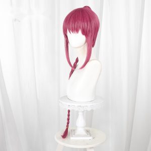 Lu Shaotang Rose Red Clip-in Braided Ponytail Cosplay Wig for Sakamoto Days - 588C