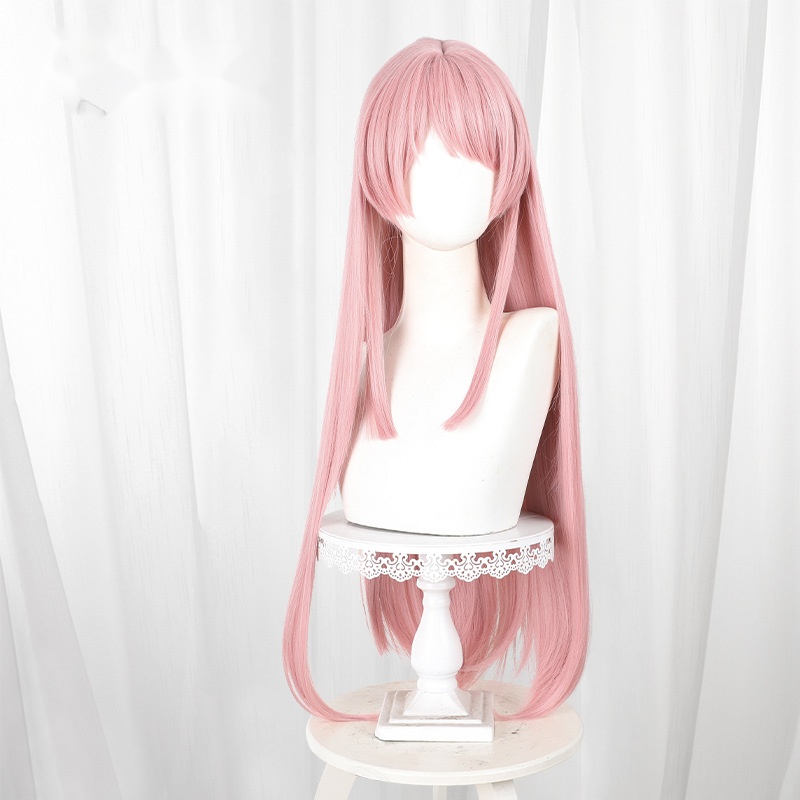 Anon Chihaya Pink Scalp-top Long Straight Cosplay Wig for BanG Dream! - 586F - Image 2