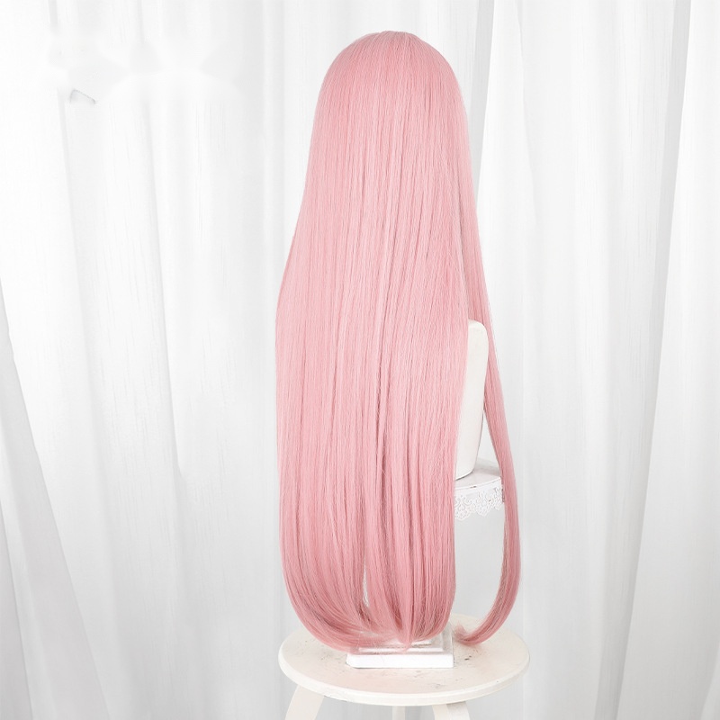Anon Chihaya Pink Scalp-top Long Straight Cosplay Wig for BanG Dream! - 586F - Image 4