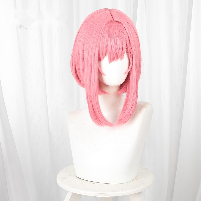Hakari Hanazono Sakura Pink Short Cosplay Wig for The 100 Girlfriends Who Really, Really, Really, Really, Really Love You - 561AB - Image 2
