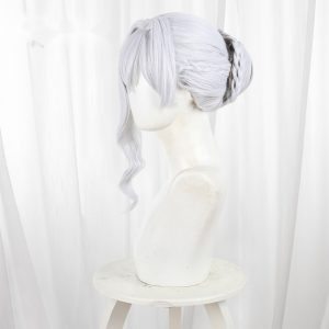 Scarlet Silver-white Short Cosplay Wig for May I Ask for One Final Thing? - 590B