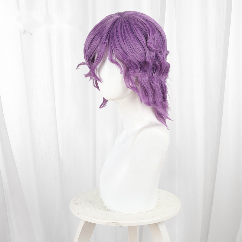 Jack Purple Short Curly Cosplay Wig for Identity V - 562R