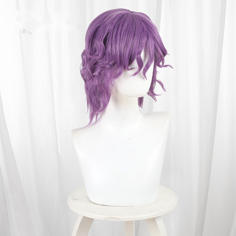 Jack Purple Short Curly Cosplay Wig for Identity V - 562R - Image 3