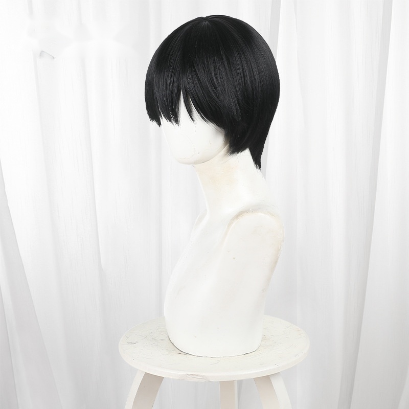 Yoshiki Tsujinaka Scalp-top Short Cosplay Wig for The Summer Hikaru Died - 591A