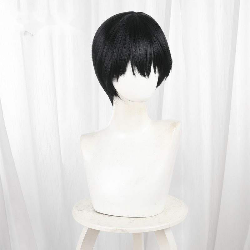 Yoshiki Tsujinaka Scalp-top Short Cosplay Wig for The Summer Hikaru Died - 591A - Image 2