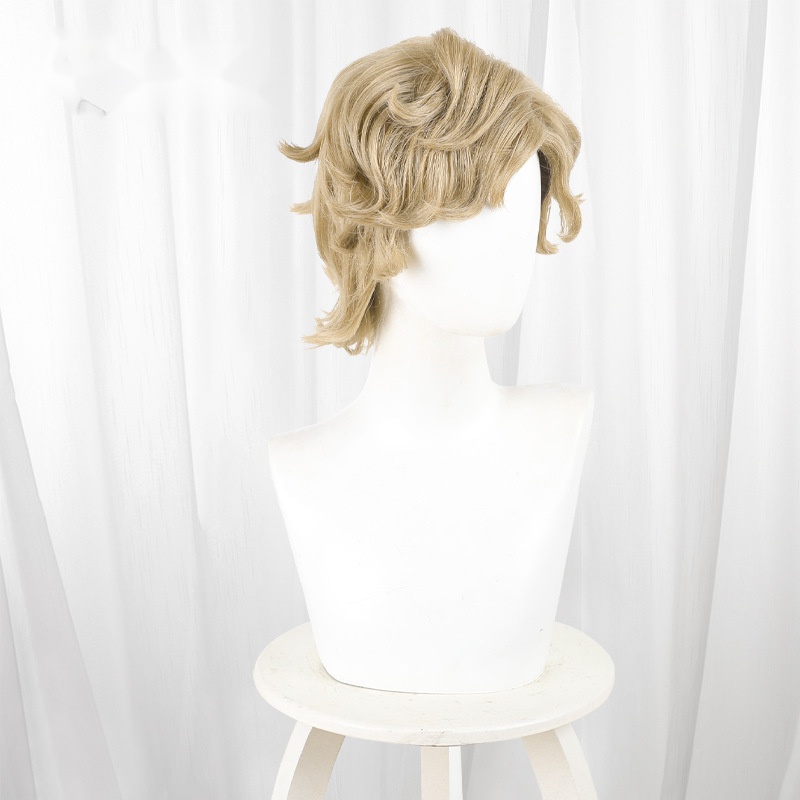Meteorologist Short Curly Teased Cosplay Wig for Identity V - Image 3