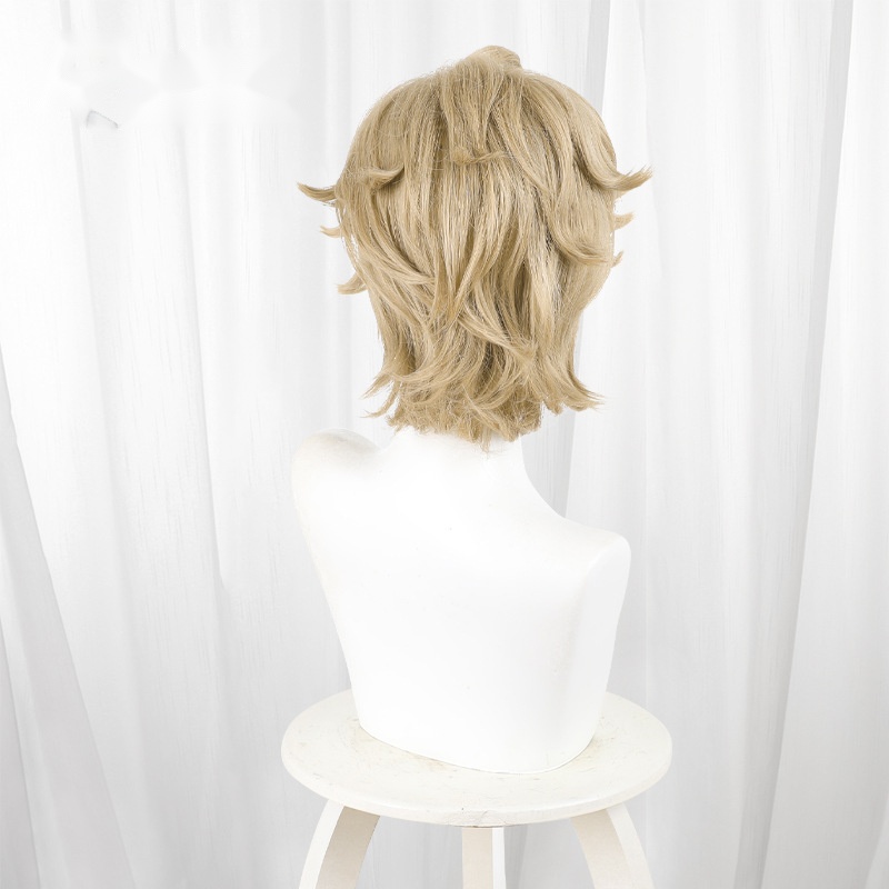 Meteorologist Short Curly Teased Cosplay Wig for Identity V - Image 4