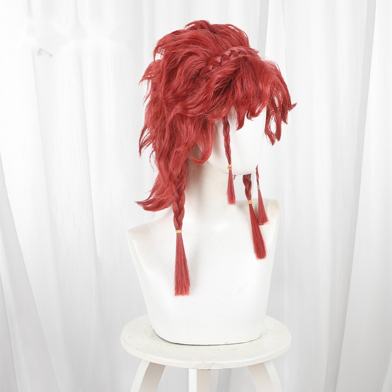 Archer Red Braided Short Curly Cosplay Wig for Identity V - 562T - Image 3