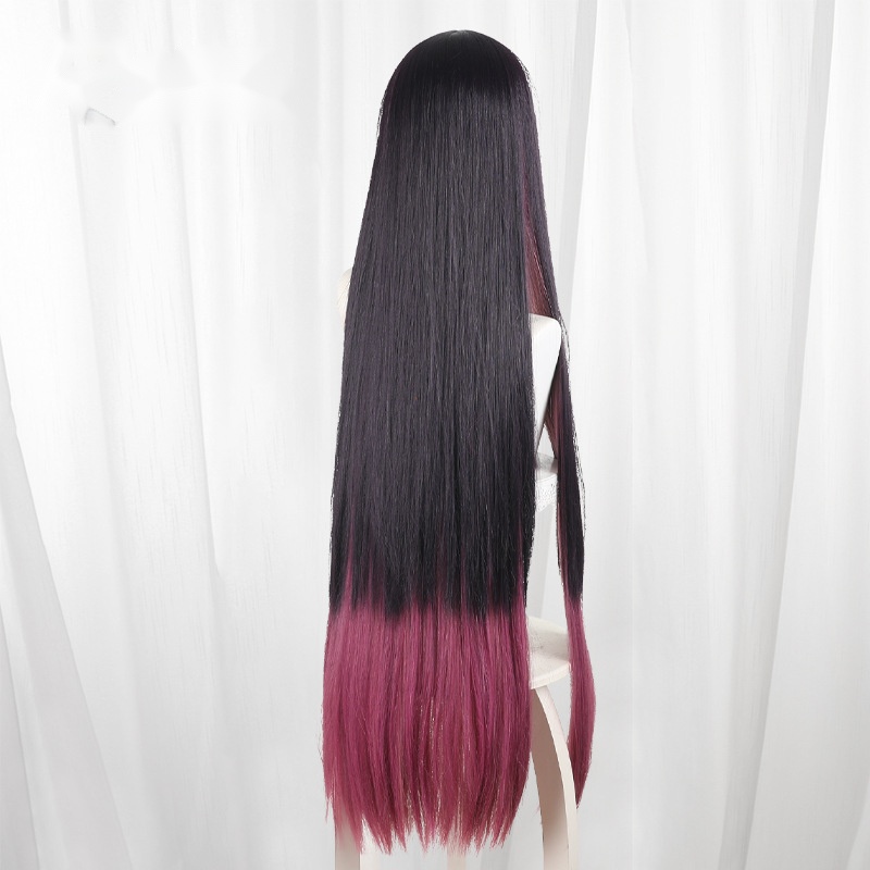 Otoha Kurogane Gradient Purple Long Straight Cosplay Wig for Rock Is a Lady's Modesty - 593B - Image 4