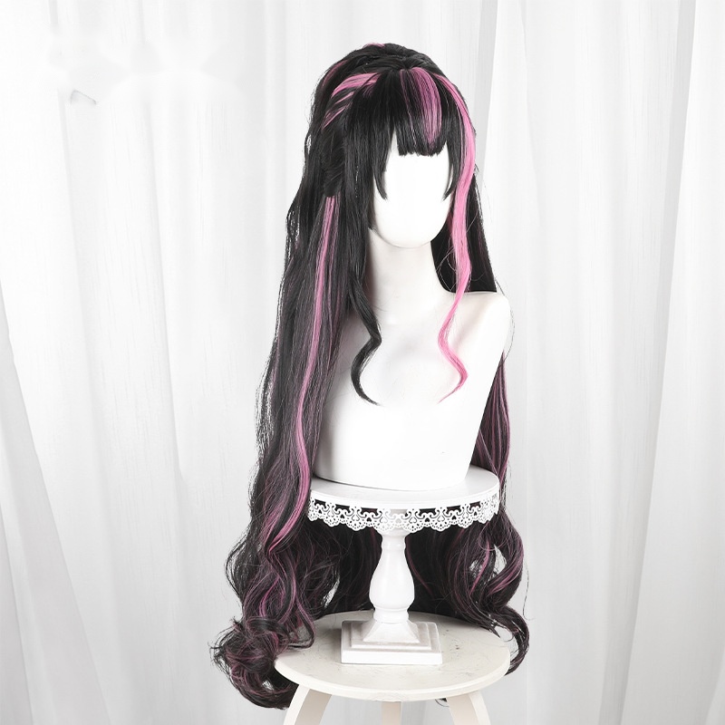 Yu Ling Long Ku Luo Mi Fa Highlighted Clip-in Long Wavy Cosplay Wig for Naraka: Bladepoint - 552H - Image 2