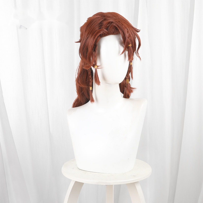 Composer Frederick Kreiburg Reddish Brown Long Wavy Braided Cosplay Wig for Identity V - 476TD - Image 2