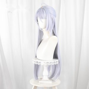 Yi Xuan Silver-white Scalp-top Long Straight Hime Cut Cosplay Wig for Zenless Zone Zero - 551S