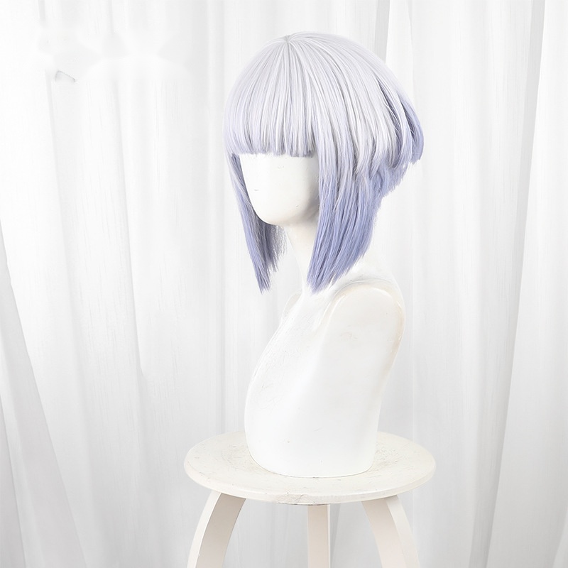 Tamaki Shiraya Gradient Bob Short Cosplay Wig for Rock Is a Lady's Modesty - 593D