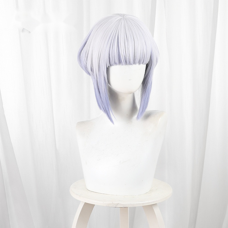 Tamaki Shiraya Gradient Bob Short Cosplay Wig for Rock Is a Lady's Modesty - 593D - Image 2