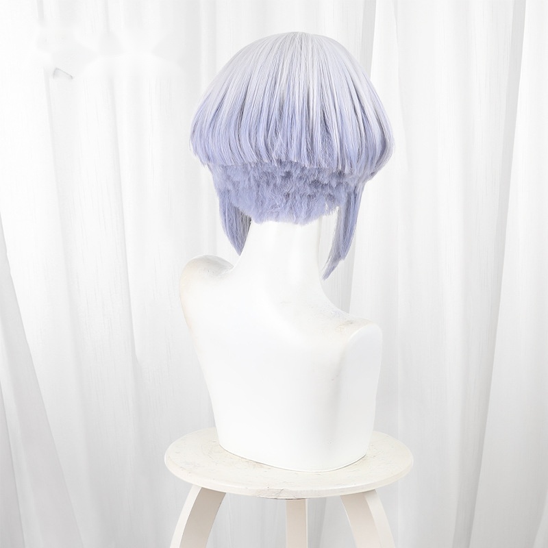 Tamaki Shiraya Gradient Bob Short Cosplay Wig for Rock Is a Lady's Modesty - 593D - Image 4