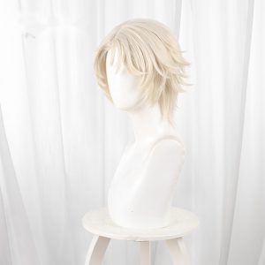 Prospector Platinum Blonde Short Flipped Cosplay Wig for Identity V - 562BB