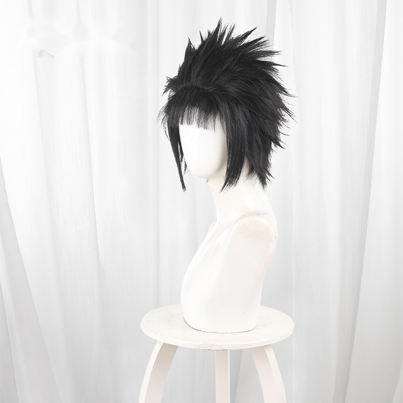 Shiro Nekotsuki Short Spiked Spiky Cosplay Wig for Dekin no Mogura: The Earthbound Mole - 596B