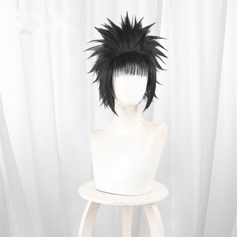 Shiro Nekotsuki Short Spiked Spiky Cosplay Wig for Dekin no Mogura: The Earthbound Mole - 596B - Image 2