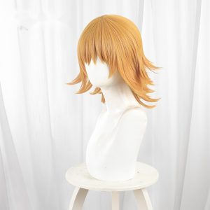 Yaeko Kirihara Yellow Short Flipped Cosplay Wig for Dekin no Mogura: The Earthbound Mole - 596A