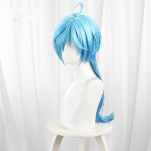 Tina Isemi Gradient Blue Long Wavy Cosplay Wig for Rock Is a Lady's Modesty - 593C