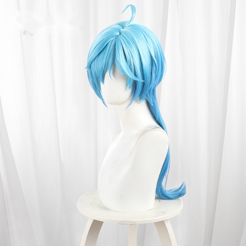 Tina Isemi Gradient Blue Long Wavy Cosplay Wig for Rock Is a Lady's Modesty - 593C