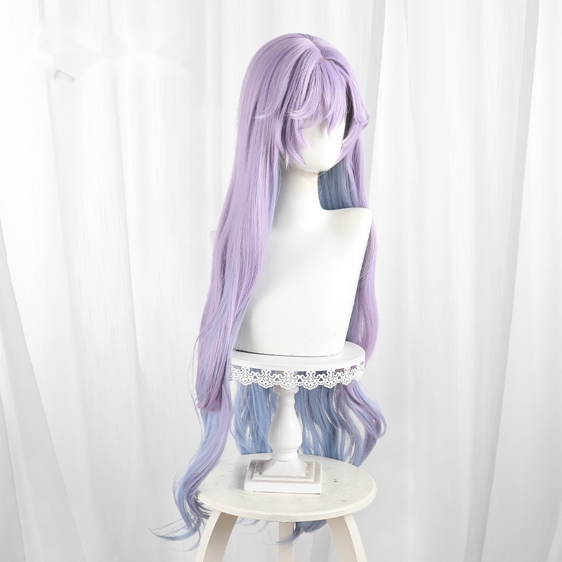 Cantarella Blue-purple Gradient Scalp-top Long Wavy Cosplay Wig for Wuthering Waves - 572I - Image 3