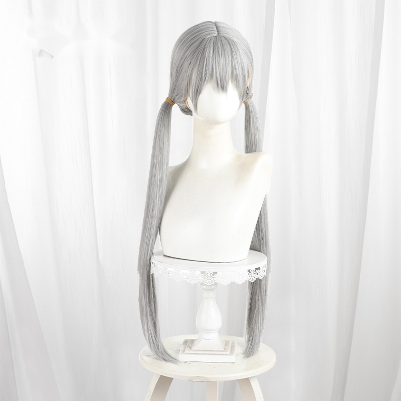 Judy Hopps Silver Gray Twin Ponytail Cosplay Wig for Zootopia 2 - 410C - Image 2