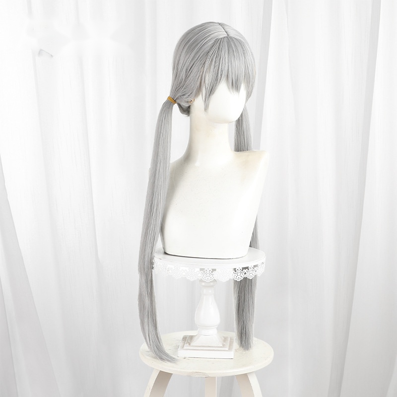 Judy Hopps Silver Gray Twin Ponytail Cosplay Wig for Zootopia 2 - 410C - Image 3