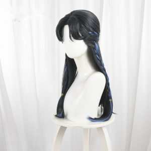 Antiquarian Highlighted Blue Half-up Long Cosplay Wig for Identity V - 562QA