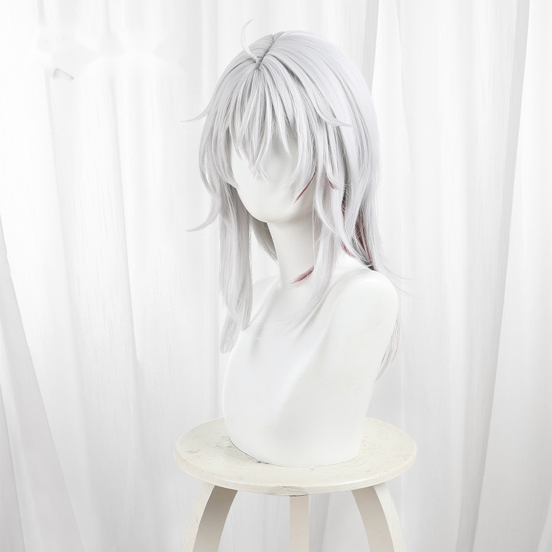 Zani Highlighted Scalp-top Medium-length Wolf Cut Cosplay Wig for Wuthering Waves - 572J